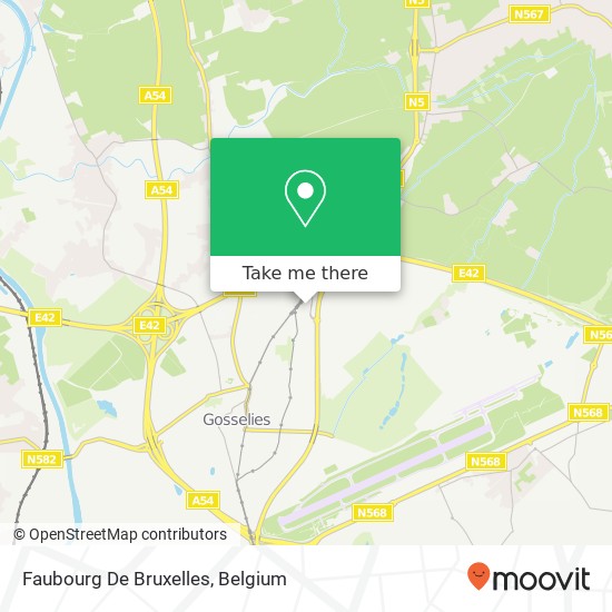 Faubourg De Bruxelles map