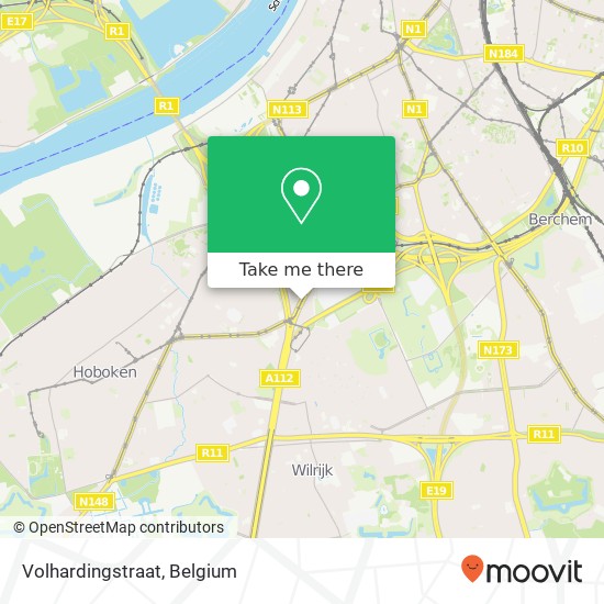 Volhardingstraat map