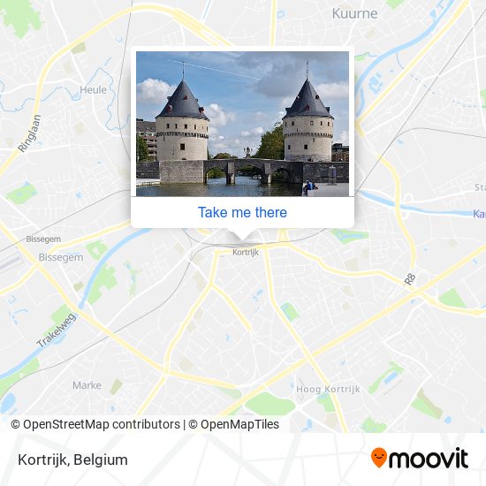 Kortrijk map