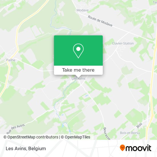 Les Avins map