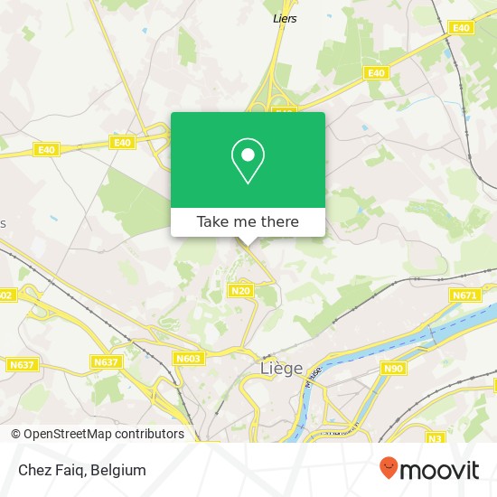 Chez Faiq map