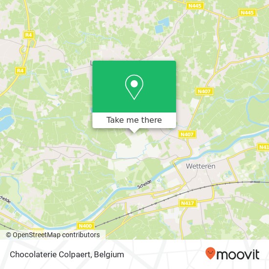Chocolaterie Colpaert map