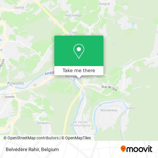 Belvédère Rahir plan