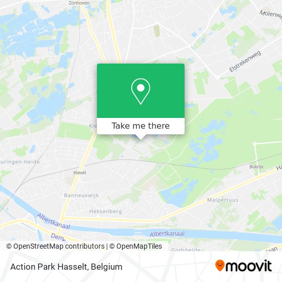 Action Park Hasselt map