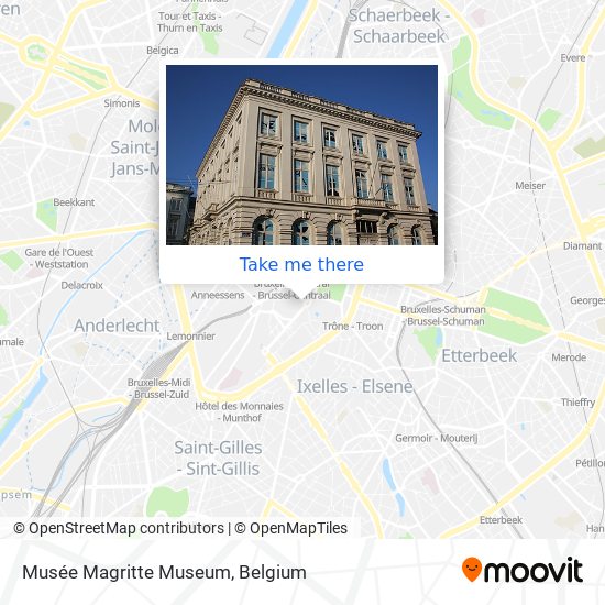 Musée Magritte Museum map