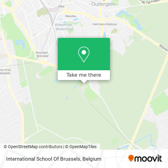 International School Of Brussels map