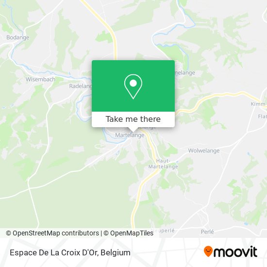 Espace De La Croix D'Or map