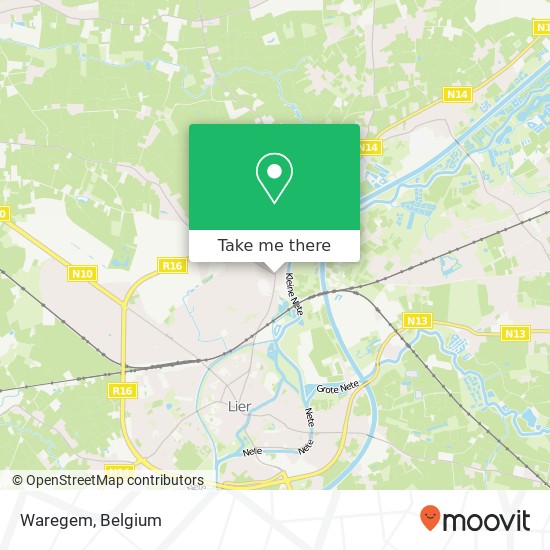 Waregem map