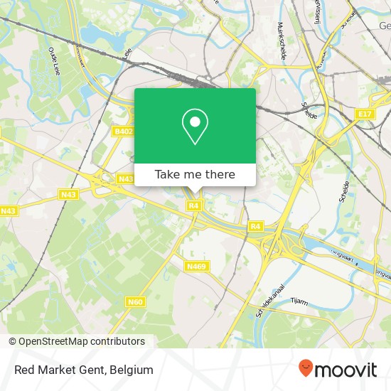 Red Market Gent map