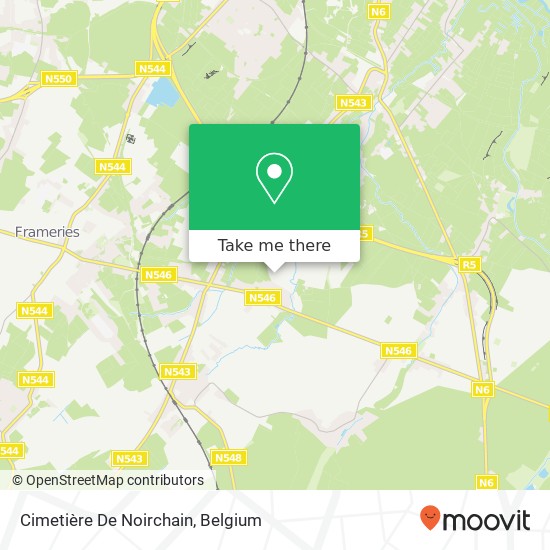 Cimetière De Noirchain map