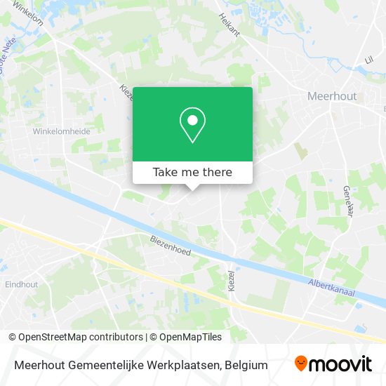 Meerhout Gemeentelijke Werkplaatsen plan