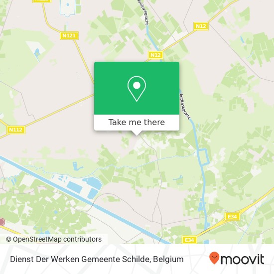Dienst Der Werken Gemeente Schilde map