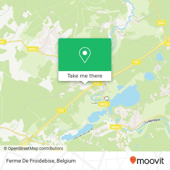 Ferme De Froidebise map