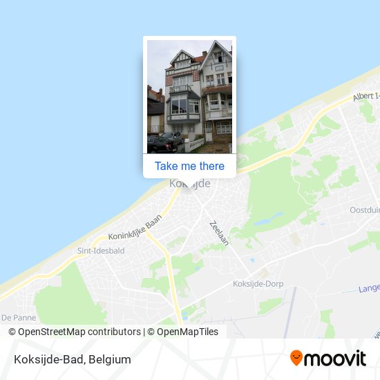 Koksijde-Bad map