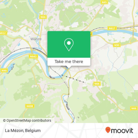 La Mézon map