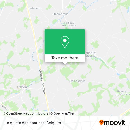 La quinta des cantinas map