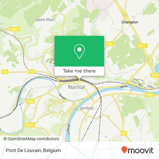 Pont De Louvain map