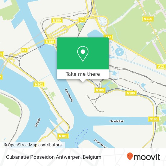 Cubanatie Posseidon Antwerpen map