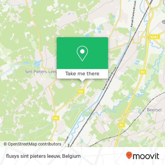 fluxys sint pieters leeuw map