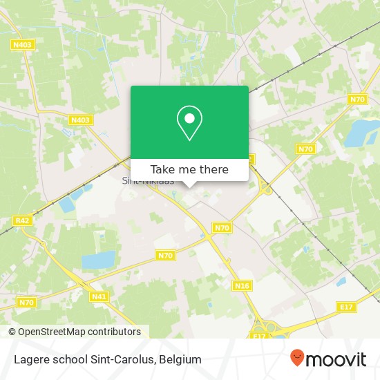 Lagere school Sint-Carolus plan