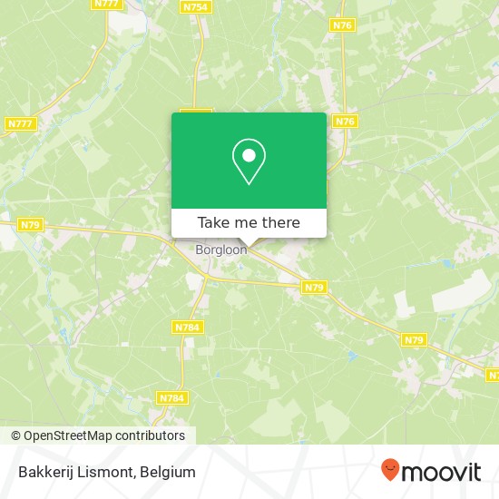 Bakkerij Lismont map