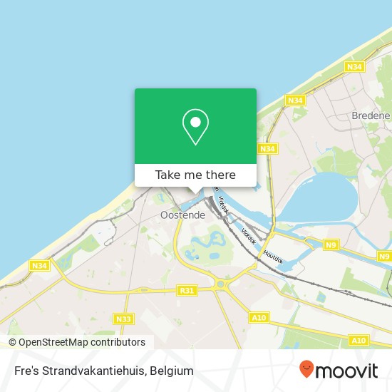 Fre's Strandvakantiehuis map