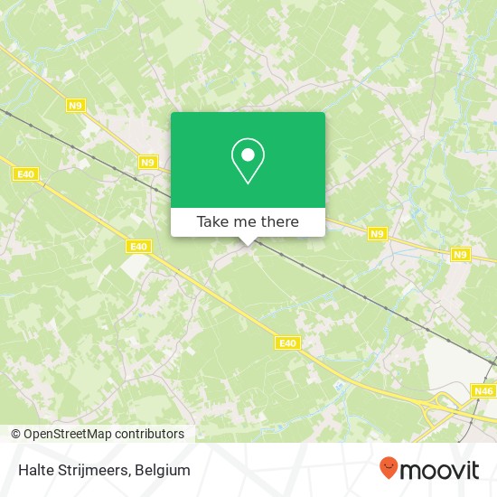 Halte Strijmeers map