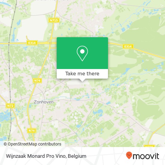 Wijnzaak Monard Pro Vino map