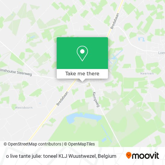 o live tante julie: toneel KLJ Wuustwezel map