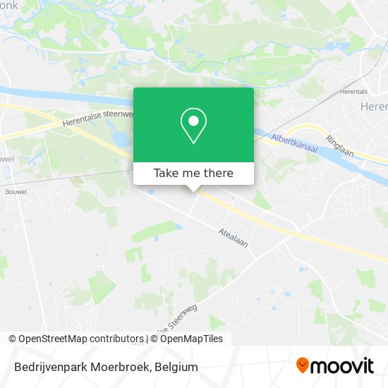 Bedrijvenpark Moerbroek map