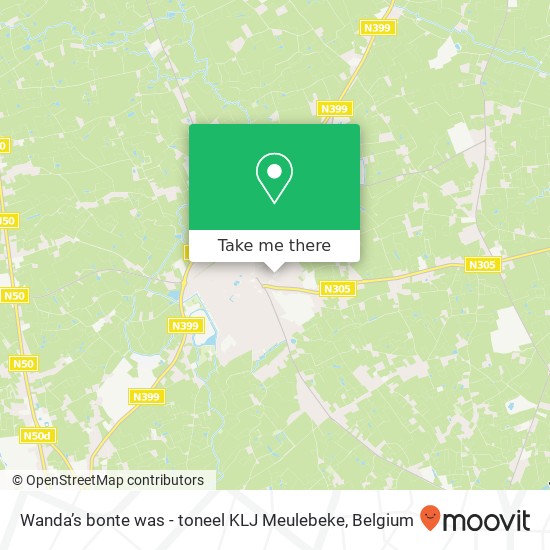 Wanda’s bonte was - toneel KLJ Meulebeke map