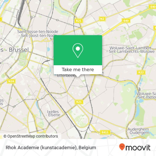 Rhok Academie (kunstacademie) map