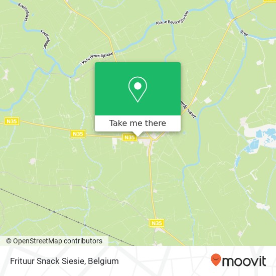 Frituur Snack Siesie map