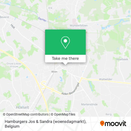 Hamburgers Jos & Sandra (woensdagmarkt) map