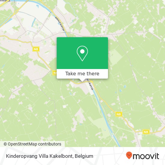 Kinderopvang Villa Kakelbont plan