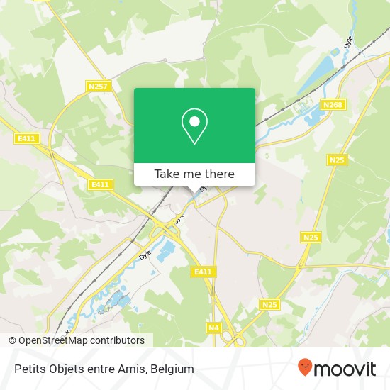 Petits Objets entre Amis map