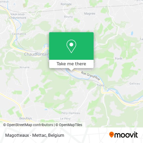 Magotteaux - Mettac map
