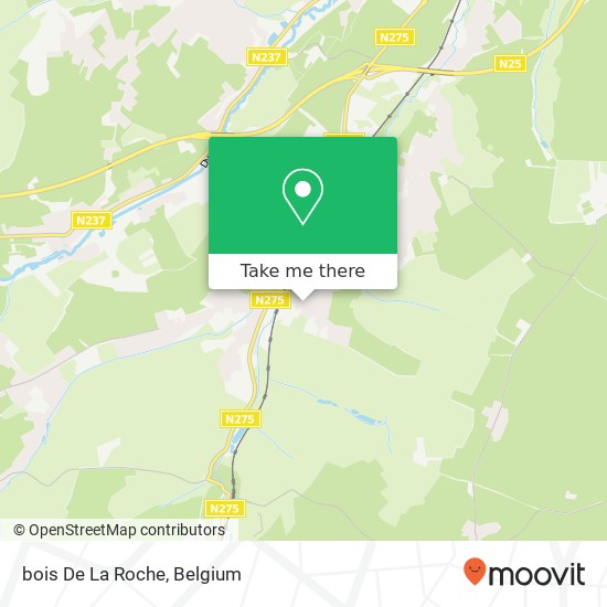 bois De La Roche map
