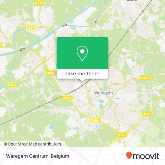 Waregem Centrum plan