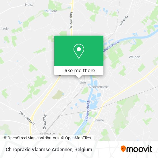 Chiropraxie Vlaamse Ardennen plan