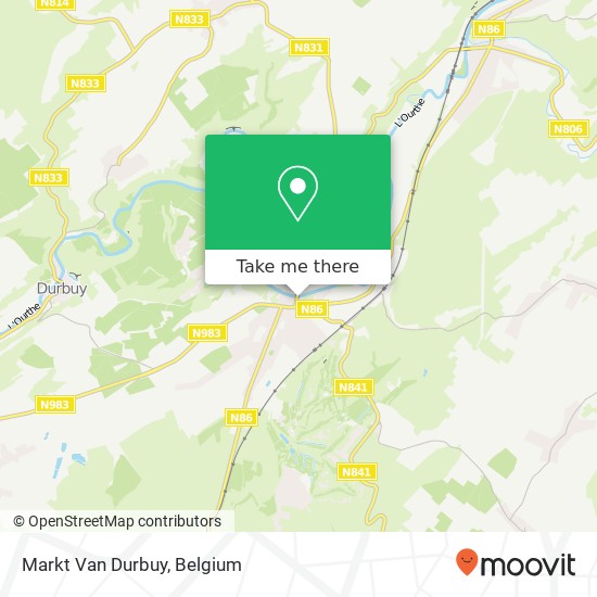 Markt Van Durbuy map