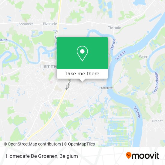 Homecafe De Groenen map