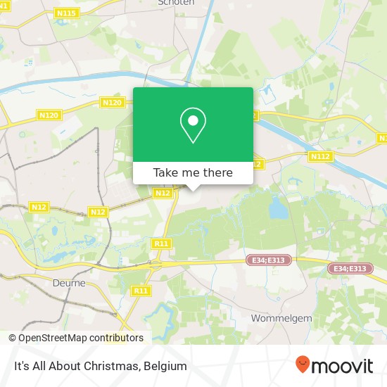 It's All About Christmas map