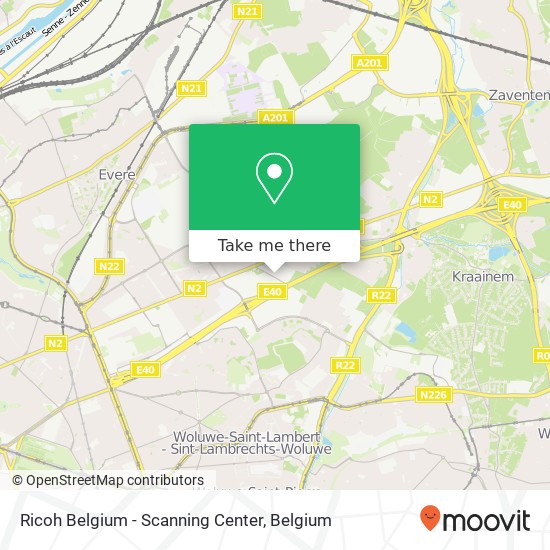 Ricoh Belgium - Scanning Center plan
