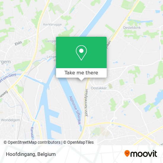 Hoofdingang plan