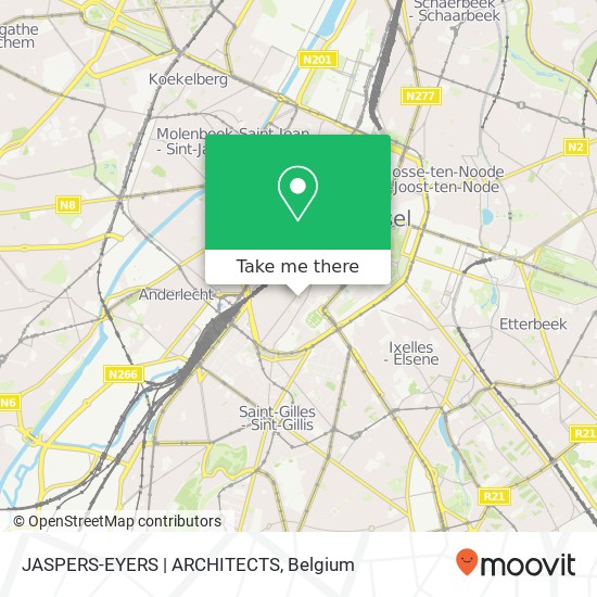 JASPERS-EYERS | ARCHITECTS map