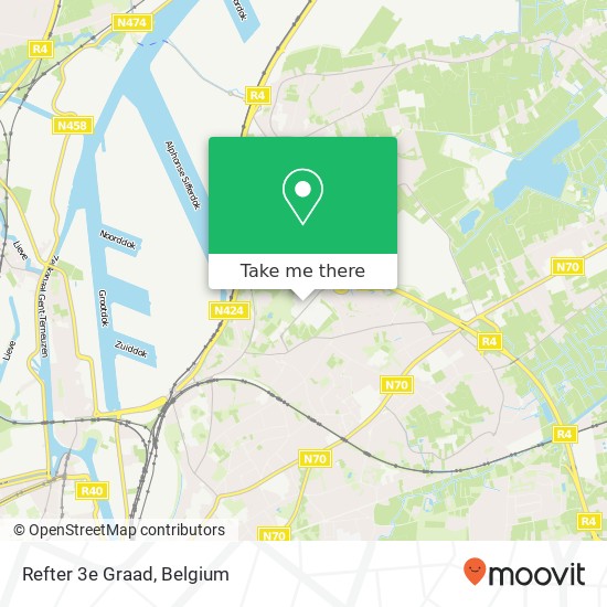 Refter 3e Graad map