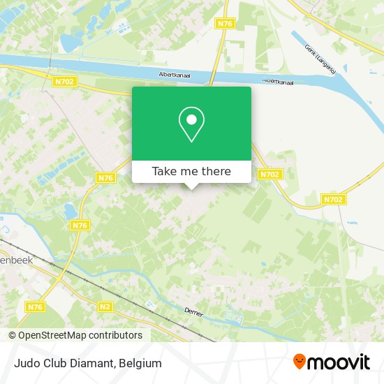 Judo Club Diamant map