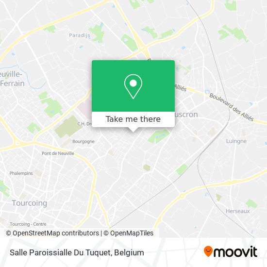 Salle Paroissialle Du Tuquet map