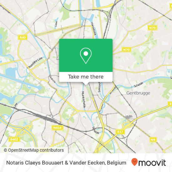 Notaris Claeys Bouuaert & Vander Eecken plan